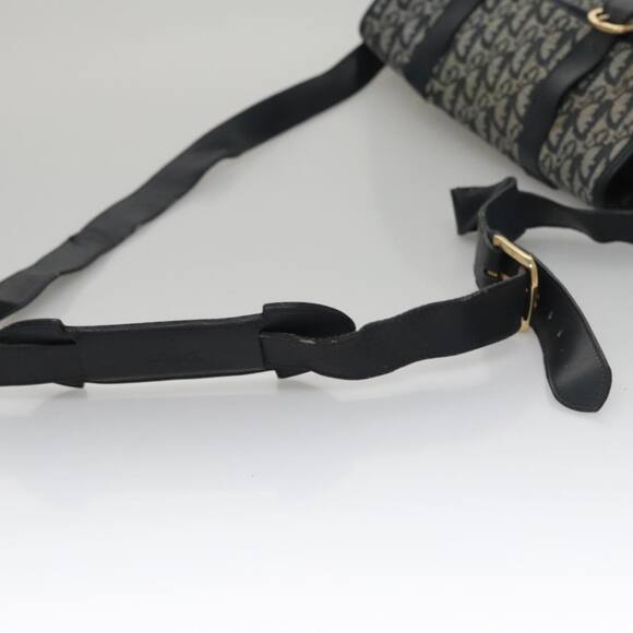 DIOR Trotter Canvas Shoulder Bag Navy - Picture 7 of 14